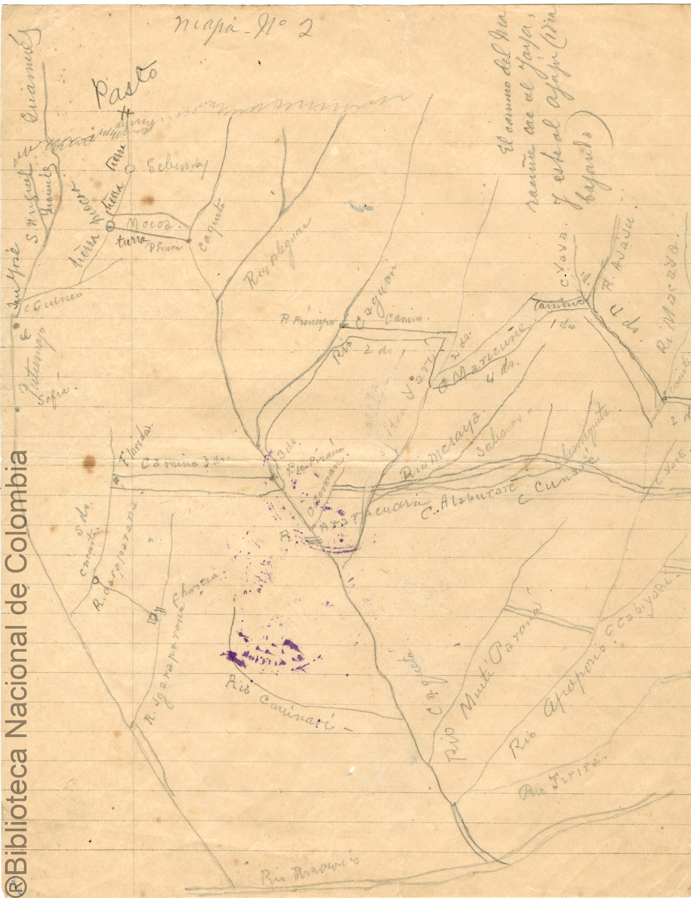 Reinterpretación cartográfica de los mapas manuscritos de José Eustasio Rivera